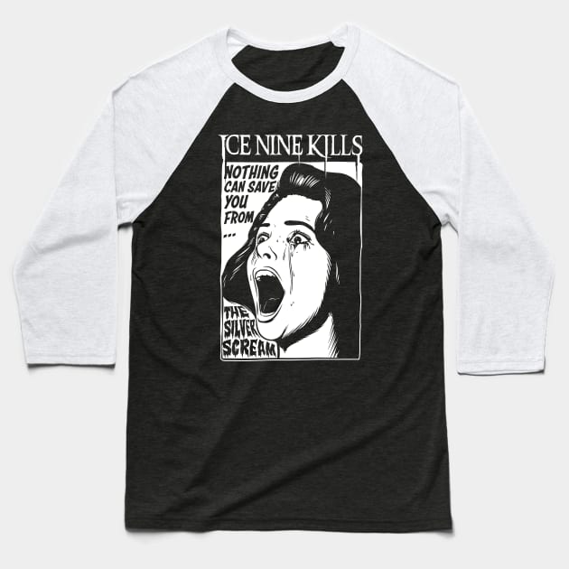 Ice Nine Kills Scream Baseball T-Shirt by Arestration